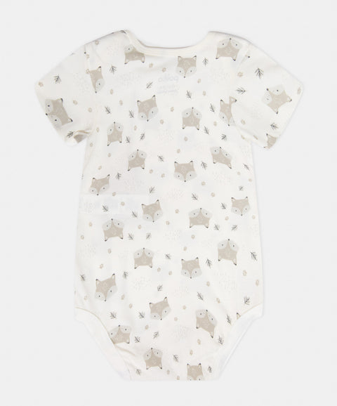 Conjunto Overol y Camiseta Manga Corta Para Recién Nacido