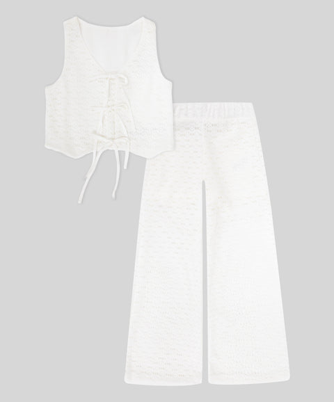 Conjunto Chaleco y Pantalón Para Niña