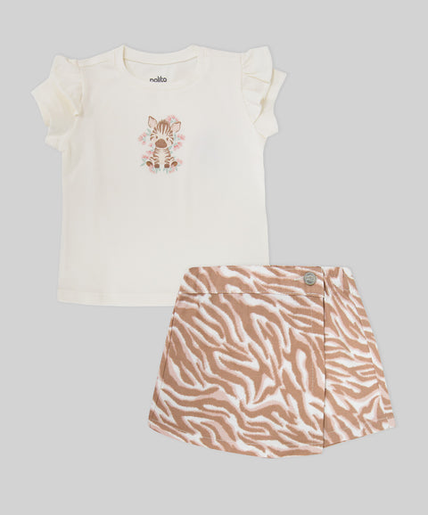 Conjunto falda/ Camiseta M/C