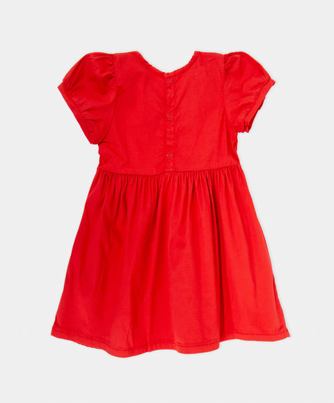 Vestido Manga Corta Para Recién Nacida