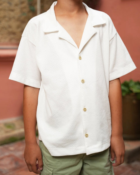 Camisa Manga Corta Para Niño
