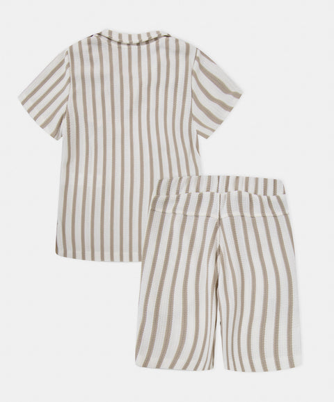 Conjunto Bermuda y Camiseta Polo Para Niño