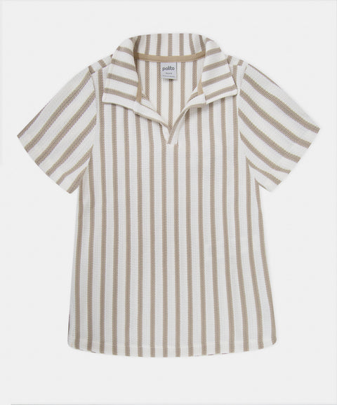 Conjunto Bermuda y Camiseta Polo Para Niño