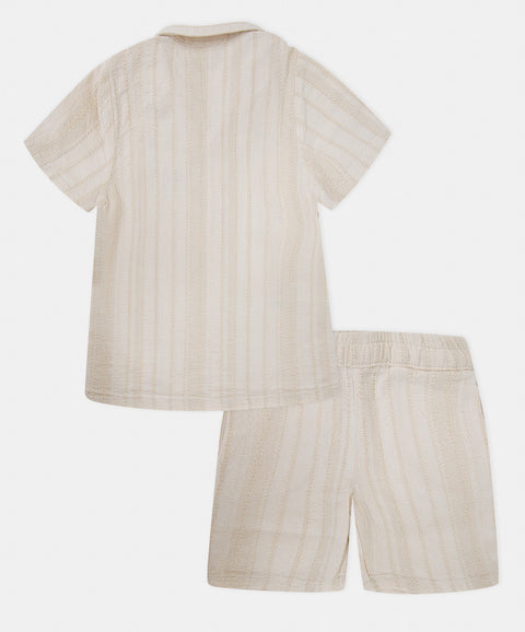 Conjunto Bermuda y Camiseta Manga Corta Para Bebé Niño