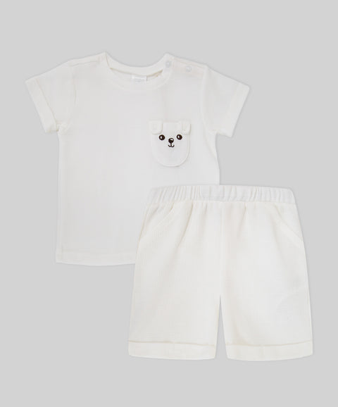 Conjunto Bermuda Camiseta Corta para Recién Nacido