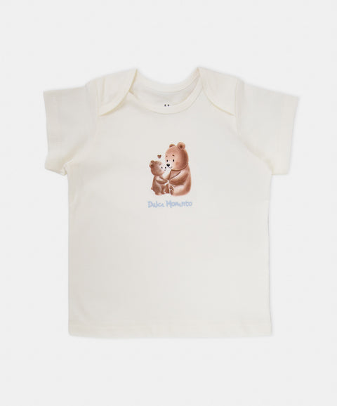 Set x3 Pantalón Y  Camiseta Manga Corta Para Recién Nacido