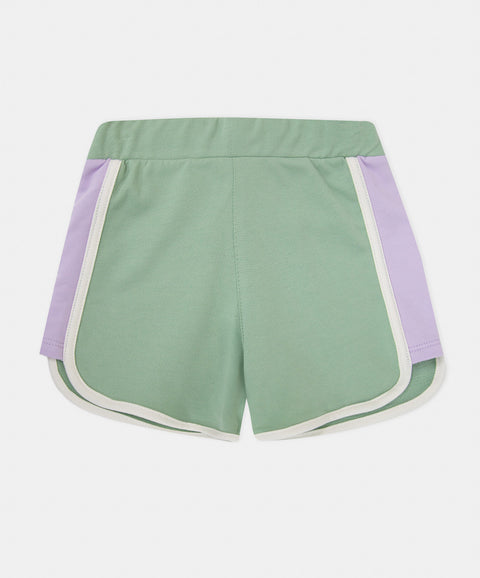 Conjunto Short y Camiseta Manga Sisa Para Bebé Niña