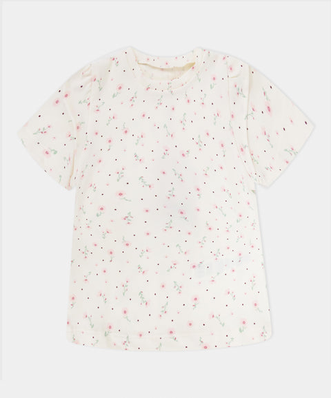 Conjunto Pantalón y Camiseta Manga Corta Para Bebé Niña