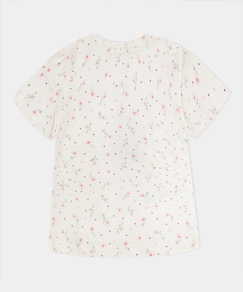 Conjunto Pantalón y Camiseta Manga Corta Para Bebé Niña