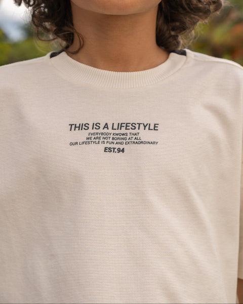 Camiseta Manga Corta Para Niño