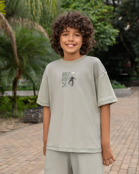 Conjunto Bermuda y Camiseta Manga Corta Para Niño