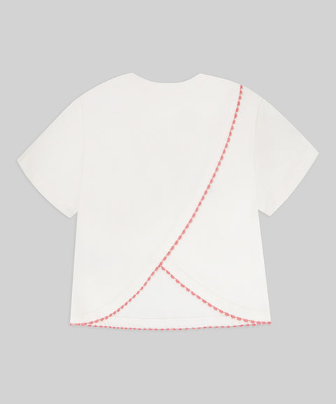 Camiseta Manga Corta Para Bebé Niña