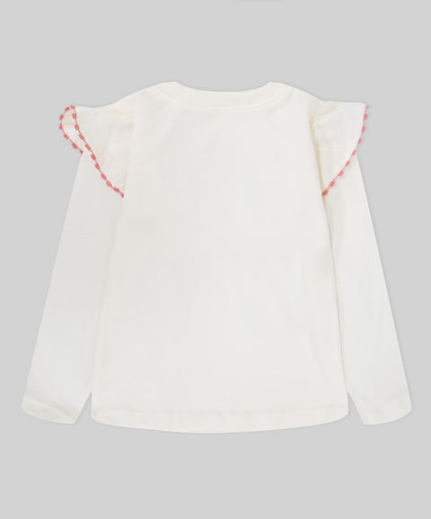 Camiseta Manga Larga Para Bebé Niña