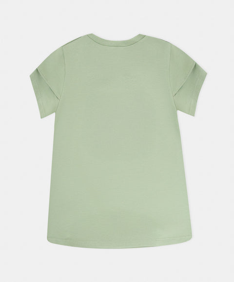 Conjunto Pantalón y Camiseta Manga Corta Para Bebé Niña