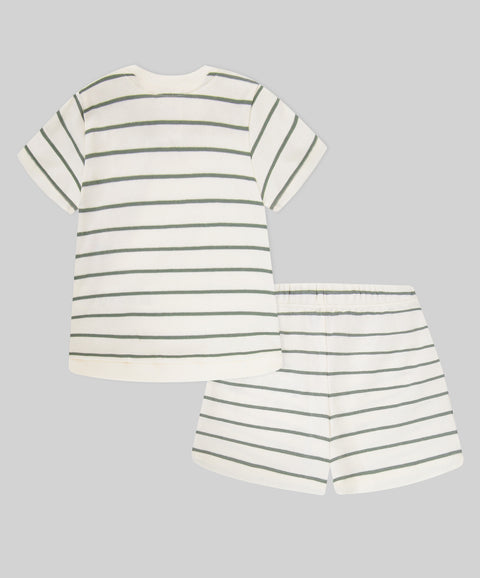 Conjunto Bermuda y Camiseta Manga Corta Para Recién Nacido