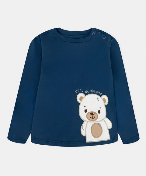 Conjunto Pantalón y Camiseta Manga Larga Para Bebé Recién Nacido