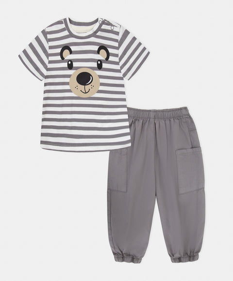 Conjunto Pantalón y Camiseta Manga Corta Para