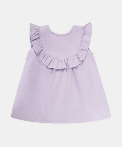 Conjunto Pantalón y Blusa Manga Sisa Para Bebé Recién Nacida