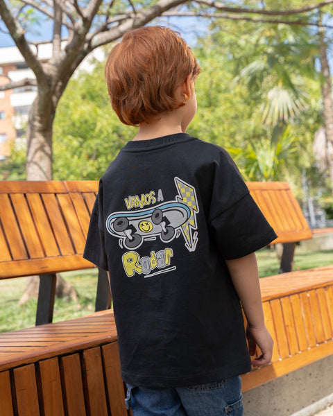 Camiseta Manga Corta Para Bebé Niño