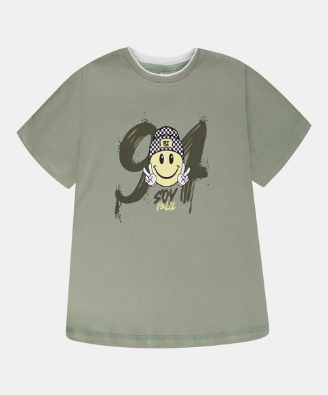 Conjunto Bermuda y Camiseta Manga Corta Para Bebé Niño