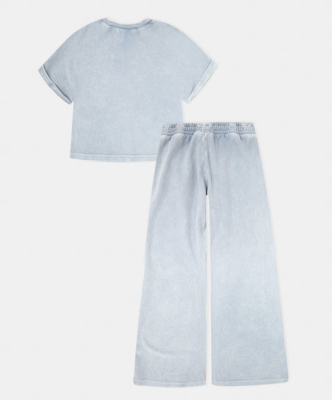 Conjunto Pantalón y Camiseta Manga Sisa Para Niña