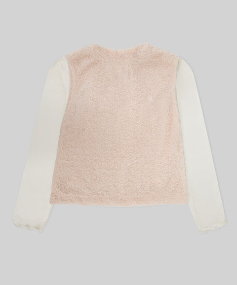 Set Chaleco y Camiseta Manga Larga Para Niña