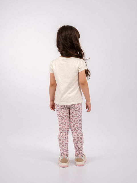 Conjunto Leggings y Camiseta Para Bebé Niña