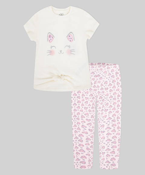 Conjunto Leggings y Camiseta Para Bebé Niña
