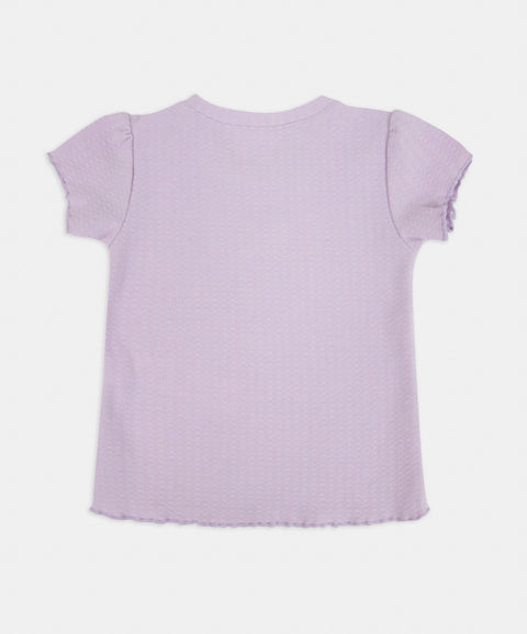 Camiseta Manga Corta Para Bebé Niña