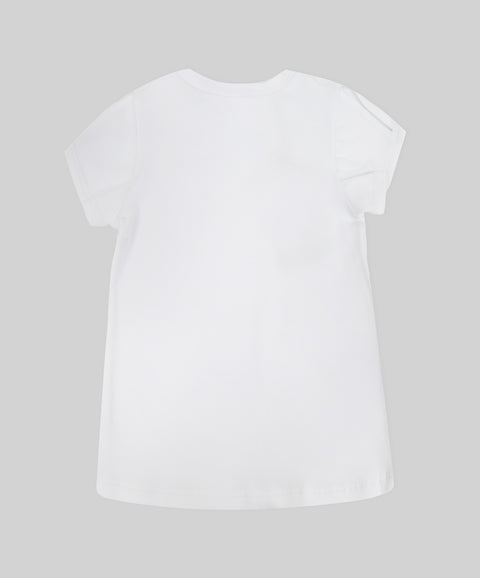 Camiseta Manga Corta Para Bebé Niña