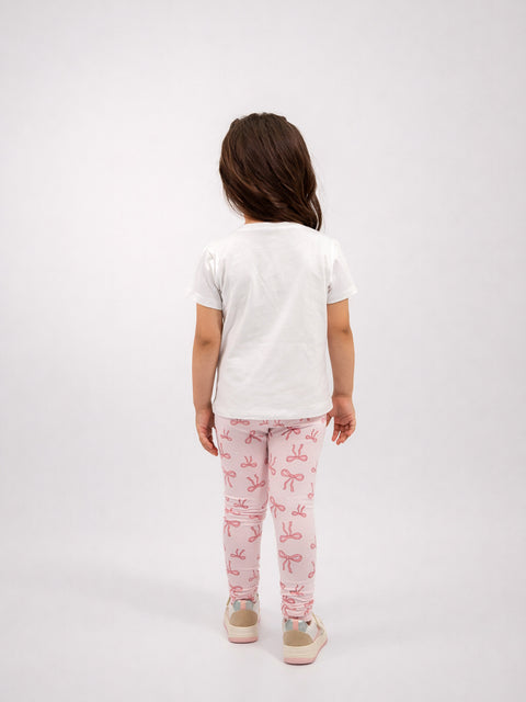 Camiseta Manga Corta Para Bebé Niña