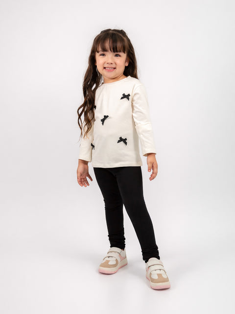 Camiseta Manga Larga Para Bebé Niña