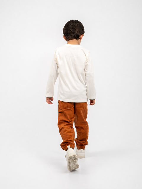 Conjunto Jogger y Camiseta Manga Corta Para Bebé Niño