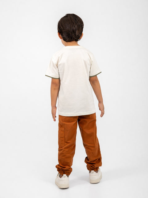 Conjunto Jogger y Camiseta Manga Corta Para Bebé Niño