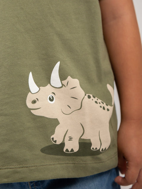 Conjunto Jean y Camiseta Manga Corta Para Bebé Niño