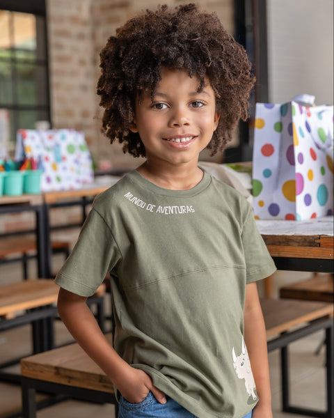 Conjunto Jean y Camiseta Manga Corta Para Bebé Niño