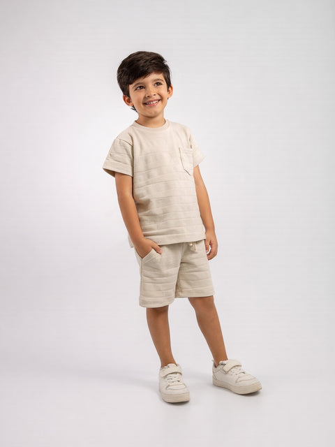 Conjunto Bermuda y Camiseta Manga Corta Para Bebé Niño