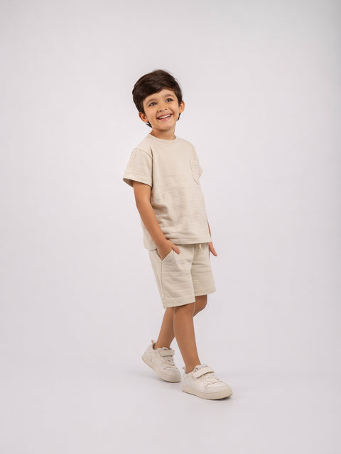 Conjunto Bermuda y Camiseta Manga Corta Para Bebé Niño