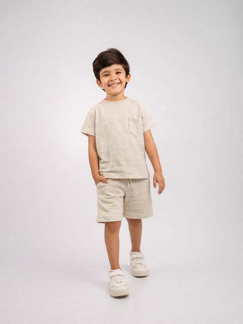 Conjunto Bermuda y Camiseta Manga Corta Para Bebé Niño