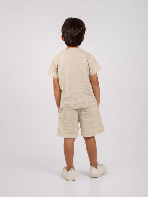 Conjunto Bermuda y Camiseta Manga Corta Para Bebé Niño