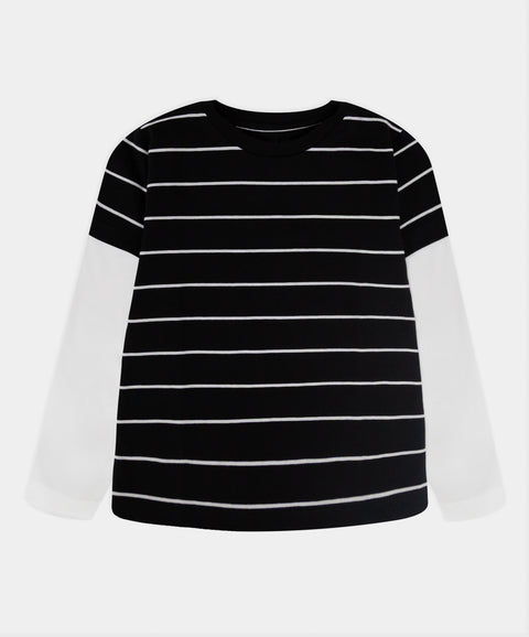 Camiseta Doble Manga Para Bebé Niño