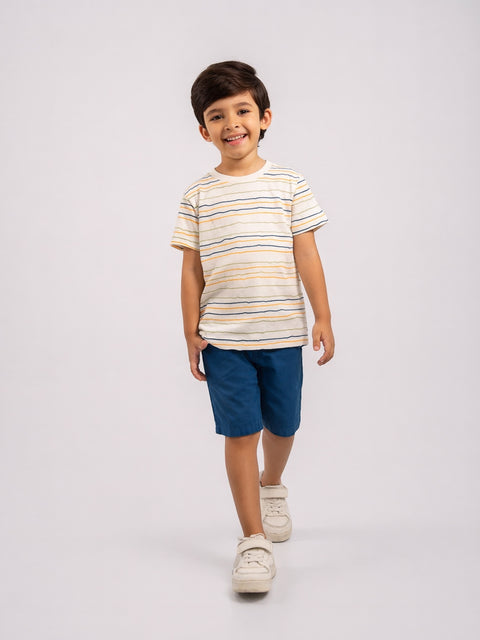 Conjunto Bermuda y Camiseta Manga Corta Para Bebé Niño