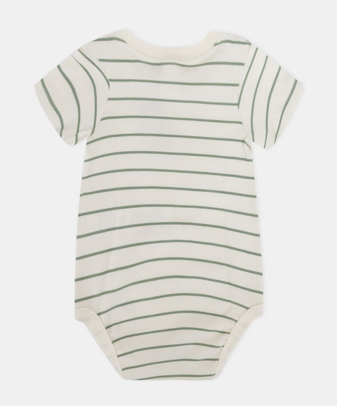 Conjunto Bermuda y Body Manga Corta Para Bebé Recién Nacido
