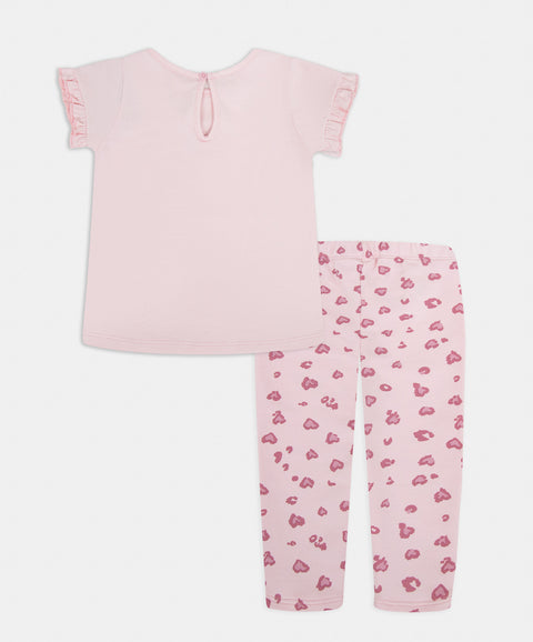 Conjunto Leggings y Camiseta Para Recién Nacida