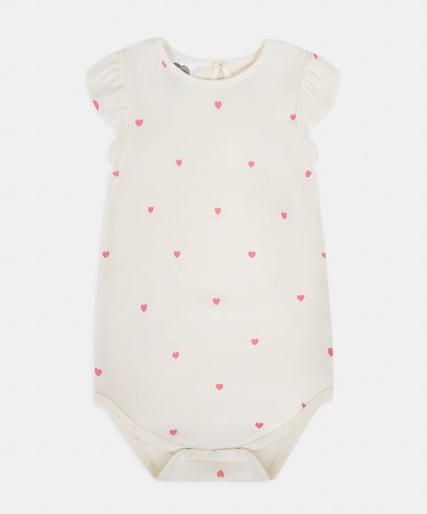 Conjunto Short y Body Manga Corta Para Recién Nacida