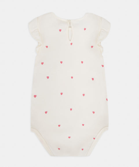 Conjunto Short y Body Manga Corta Para Recién Nacida