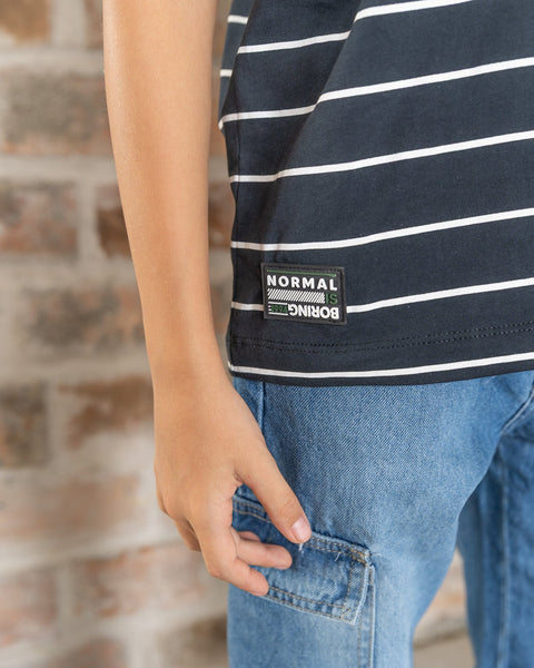 Camiseta Manga Corta Para Niño