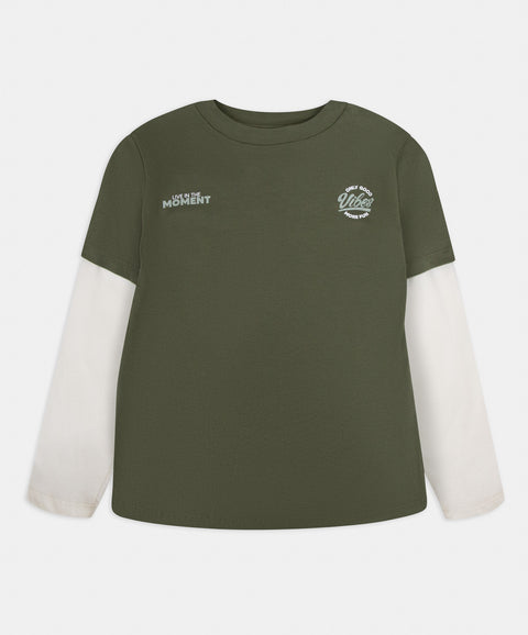 Camiseta Manga Larga Para Niño