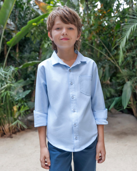 Camisa Manga Larga Para Niño