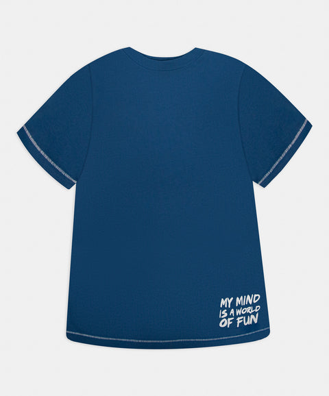 Camiseta Manga Corta Para Niño